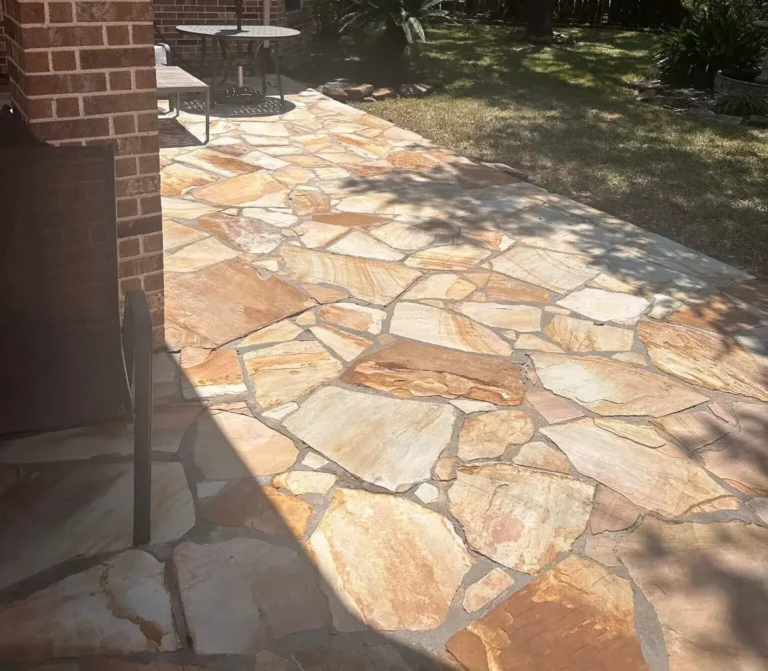 Pressure Washed Clean Natural Stone