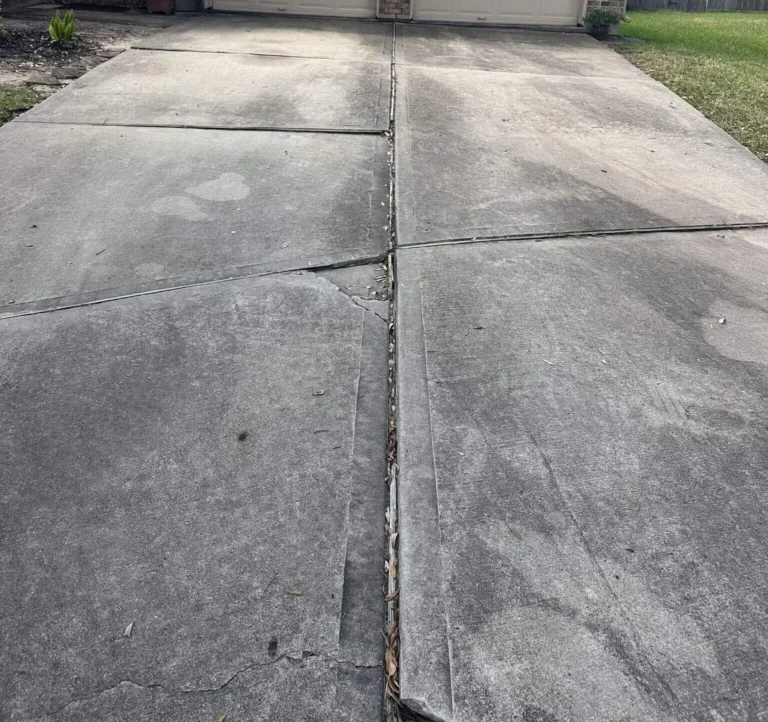 Streak Free Driveway Pressure Washing Before